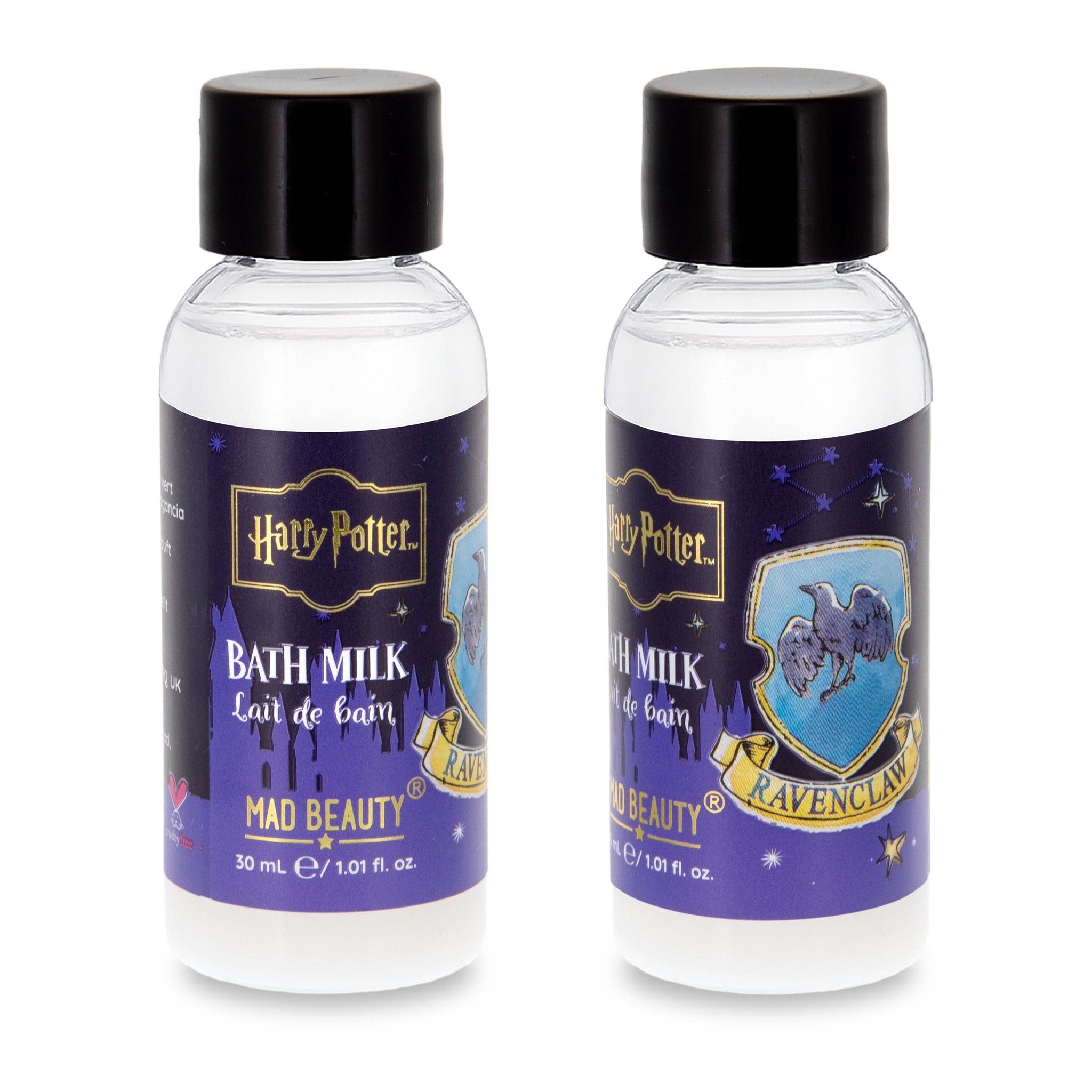 Calendario dell'Avvento Beauty Harry Potter Hogwarts – latte da bagno, due flaconi con gli stemmi delle case