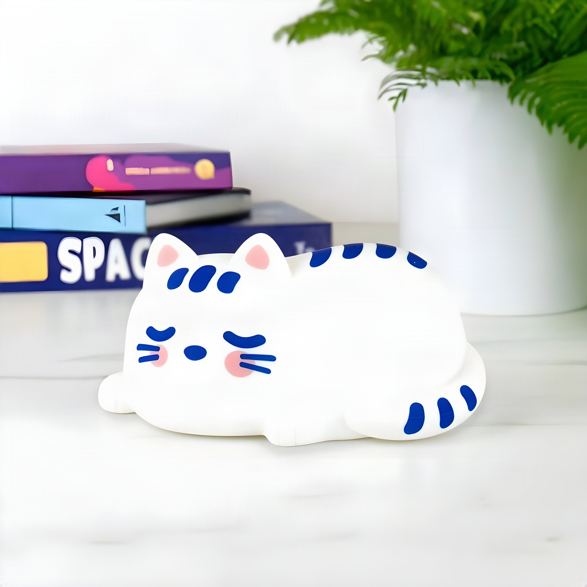 Nachtlicht Catnap &ndash; Schlafende Katze Lampe
