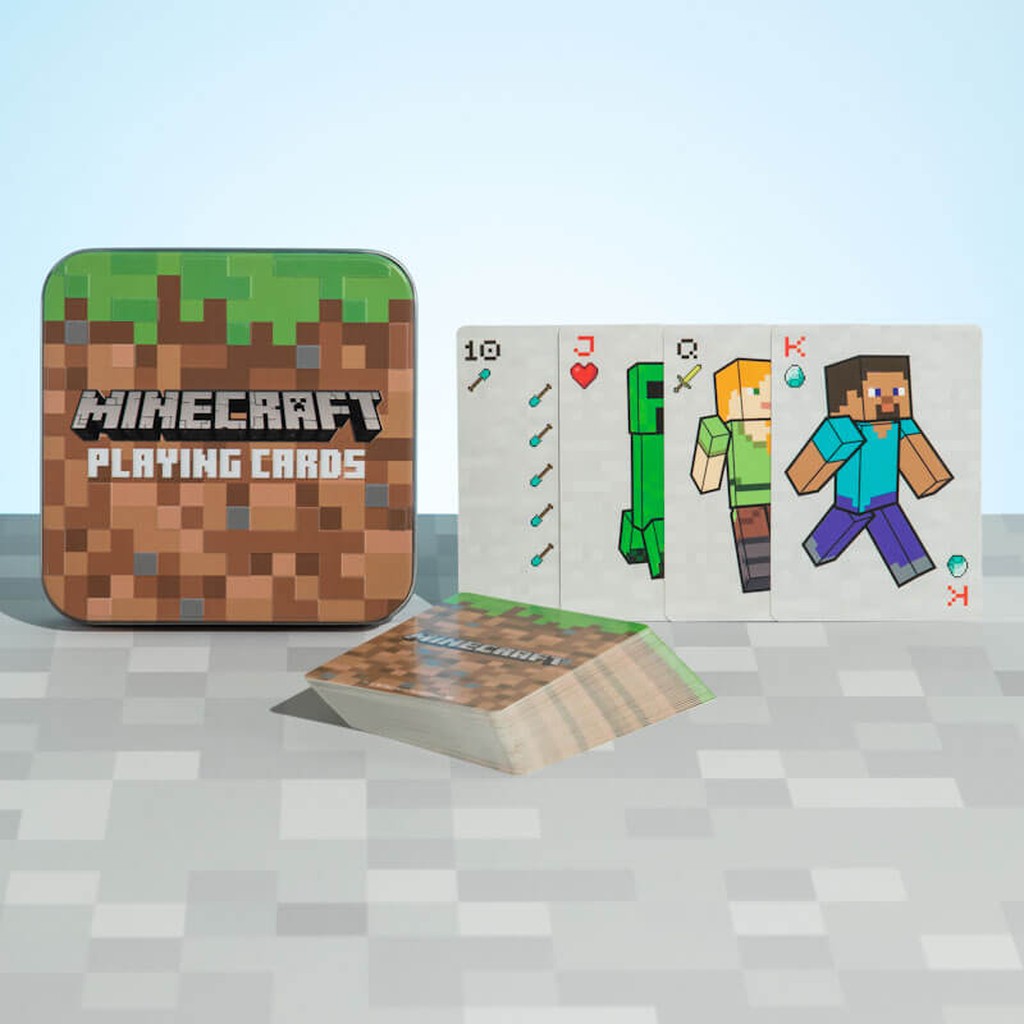Minecraft Spielkarten von Paladone