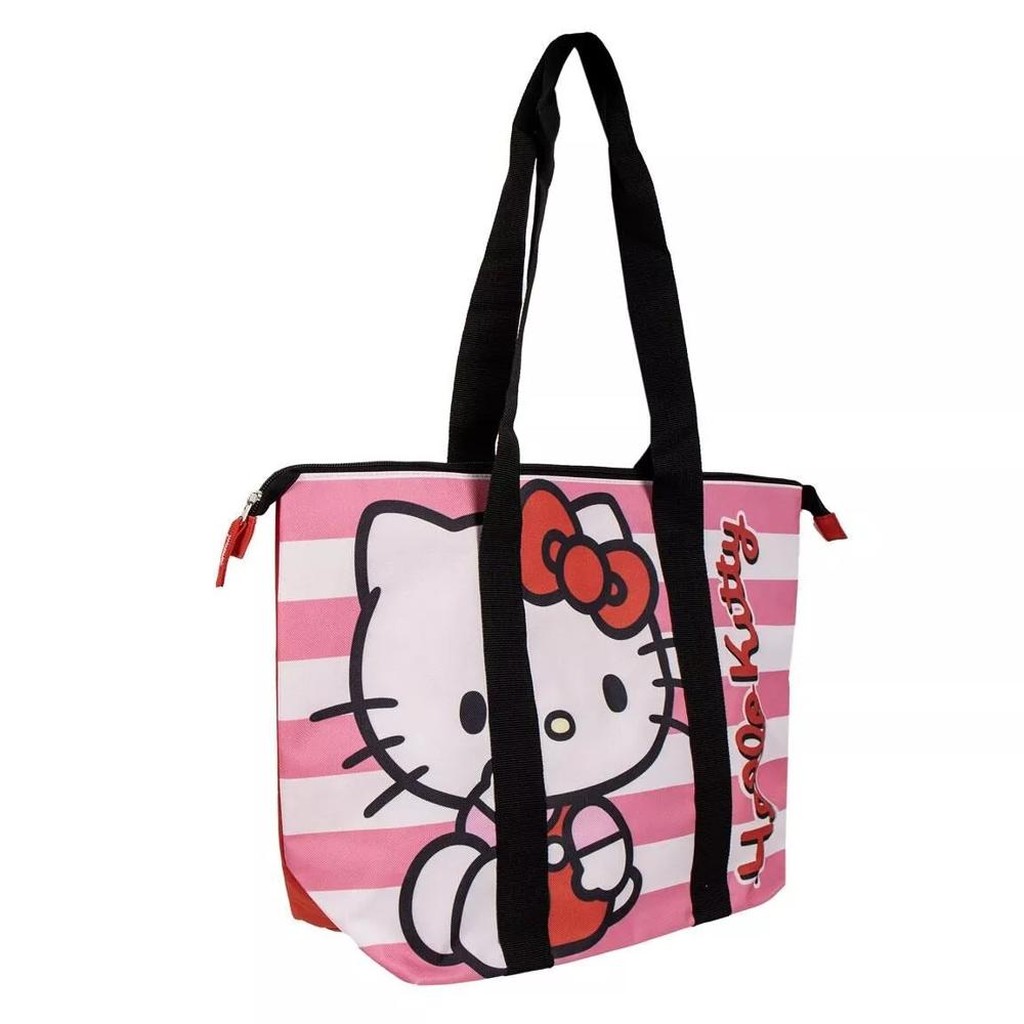 Hello Kitty Strandtasche pink rot weiss