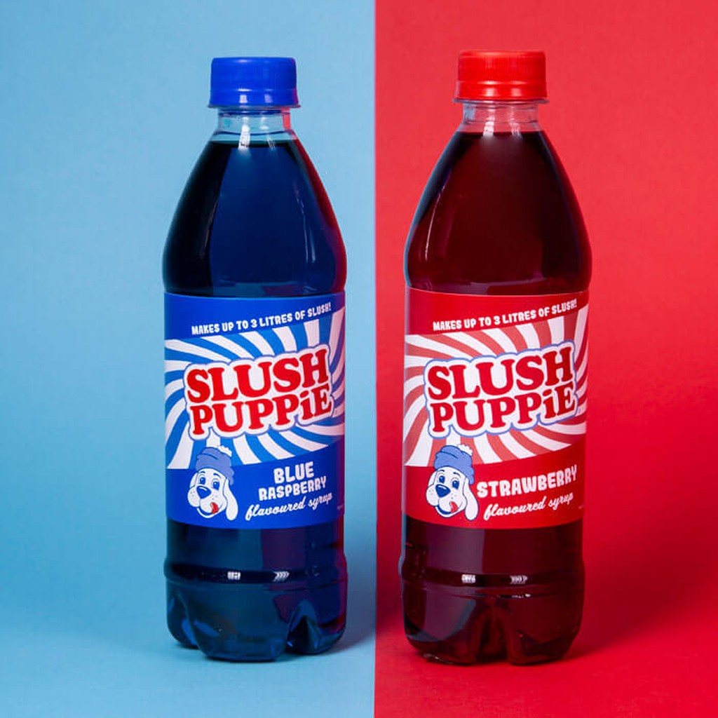 Slush Puppie Syrup Duo Pack (Blue Rasp&amp;Strawberry)