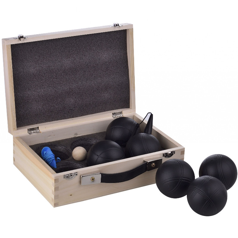 Black Editon Jeu de 6 boules de pétanque laguiole