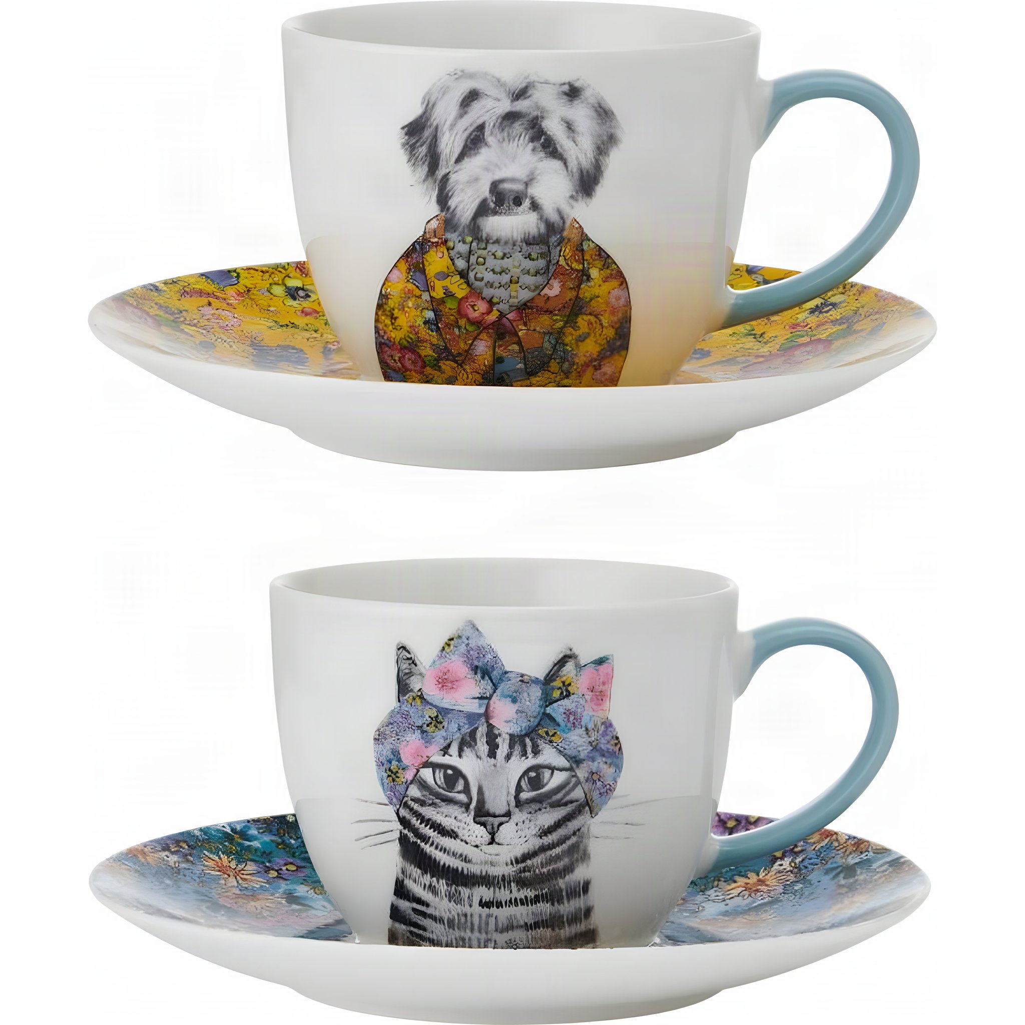 Tipperleyhill Fine China Teacups and Saucers