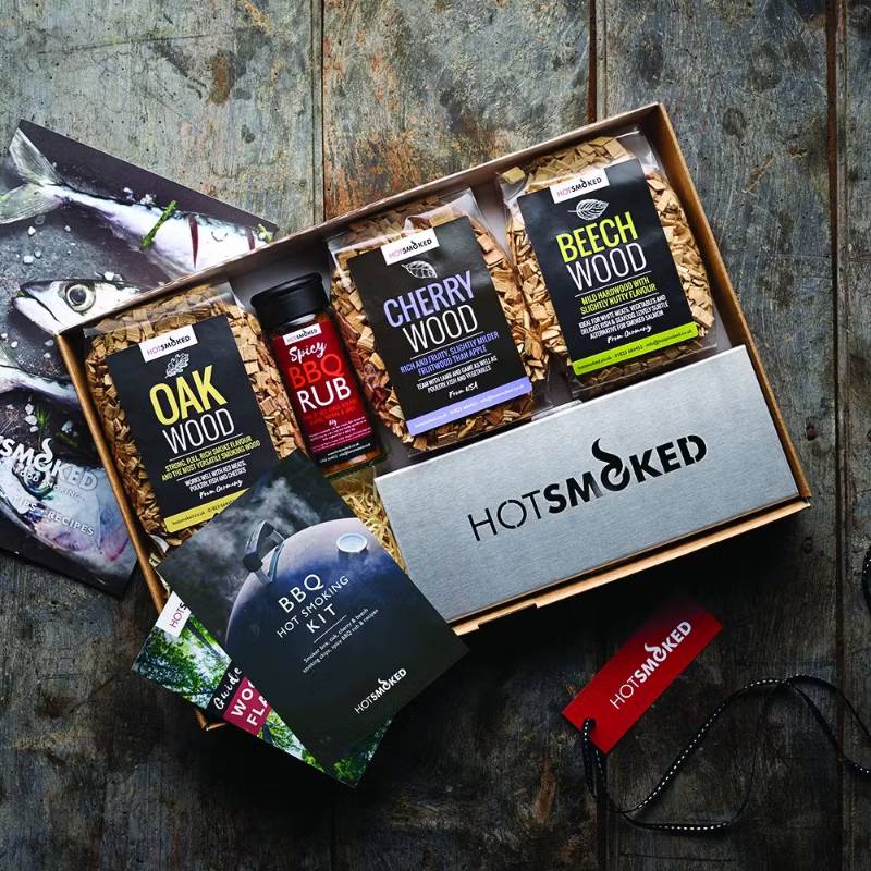 BBQ Hot Saucen und Räucher Geschenkset