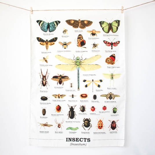 Insects Tea Towel