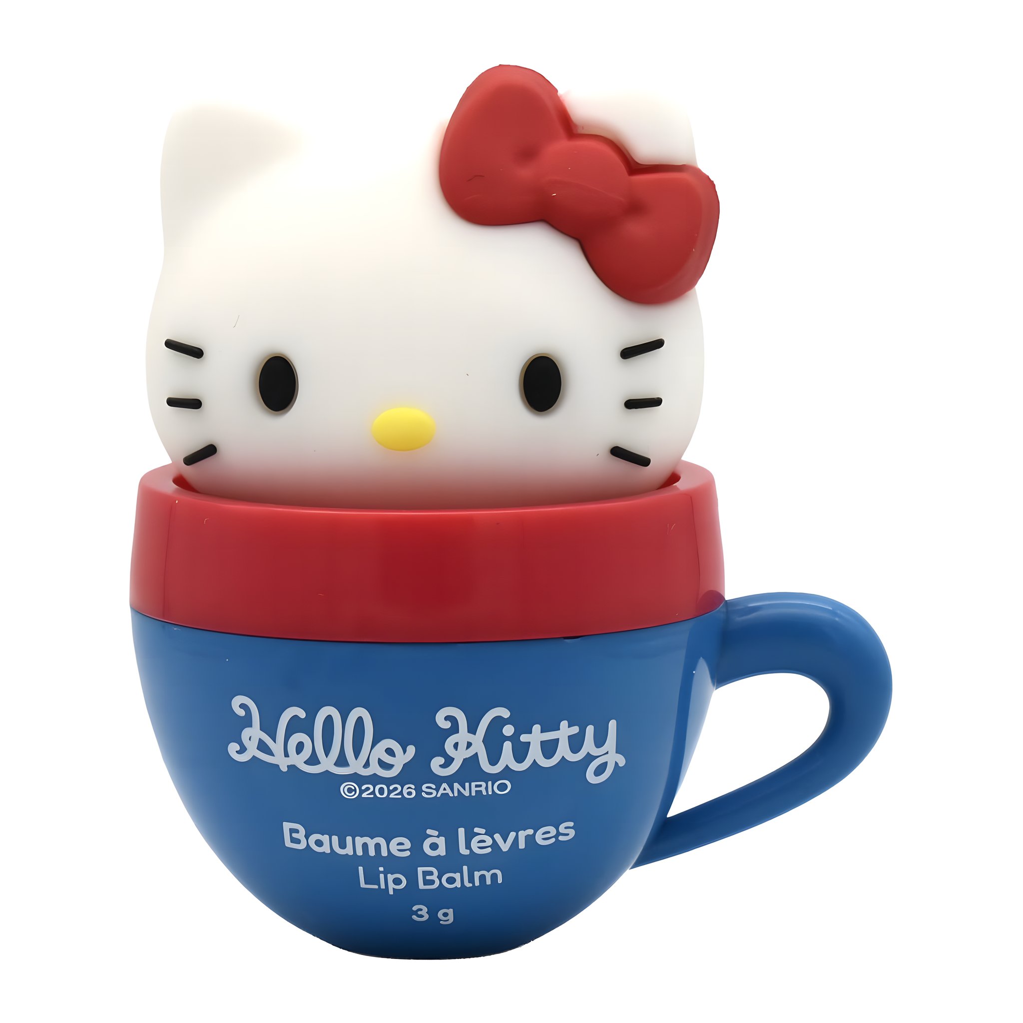 Hello Kitty & Friends Lippenbalsam Tassen-Set mit Hello Kitty, Kuromi und Cinnamoroll
