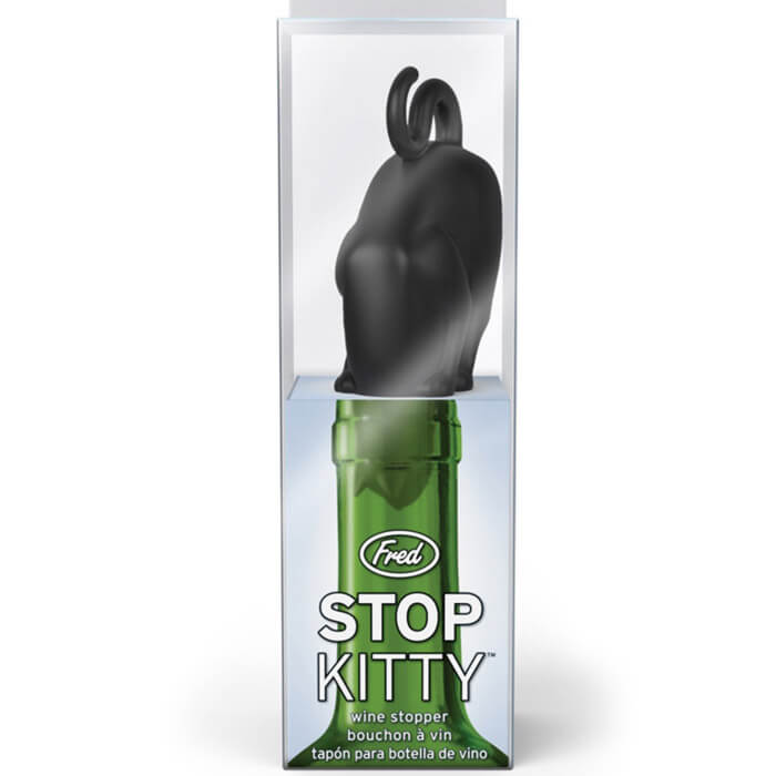 Bouchon de Bouteille de Vin Chat