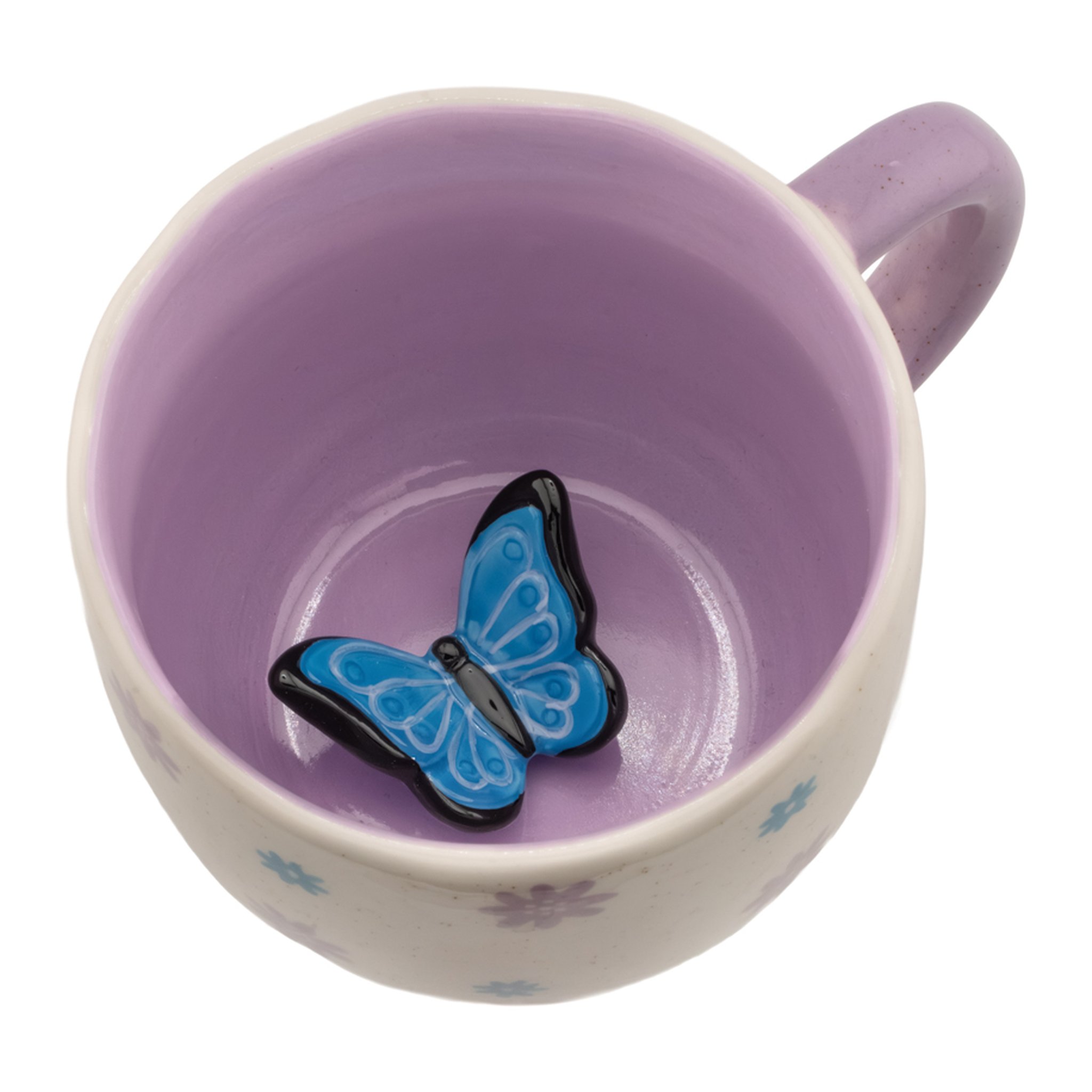 Überraschungstasse Schmetterling aus Steingut von Sass & Belle