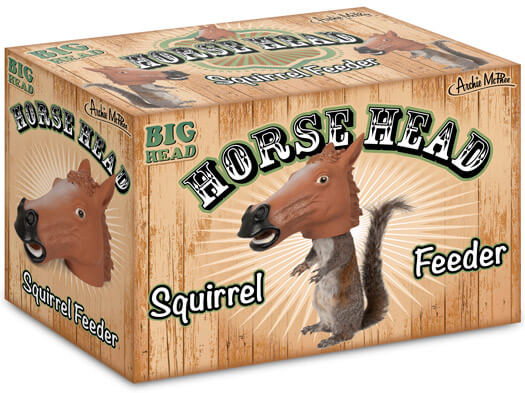 Mangiatoia per Scoiattoli - Testa di Cavallo