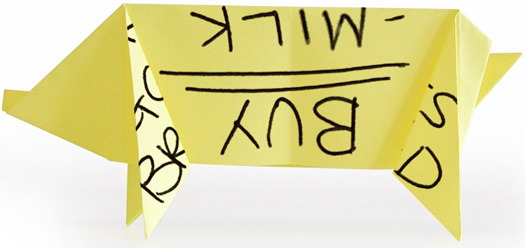 Bloc Notes Autocollantes Origami