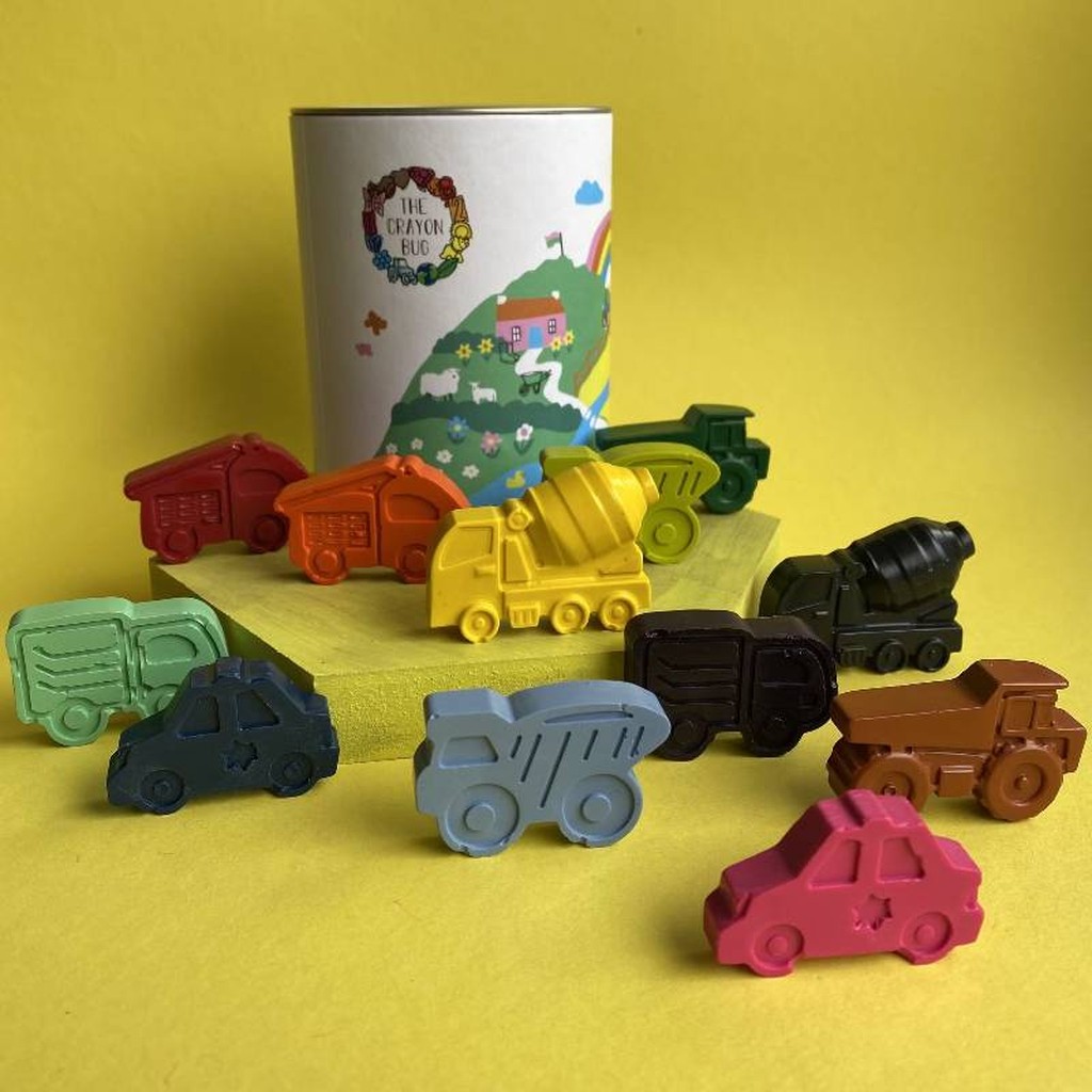 Wachsmalstifte Farzeuge Geschenkset