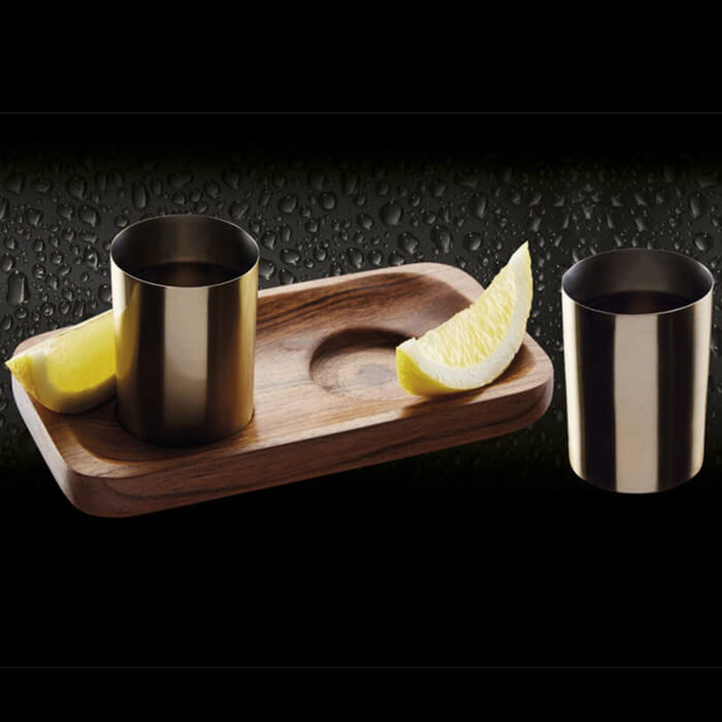 Messing Shotgläser Geschenkset