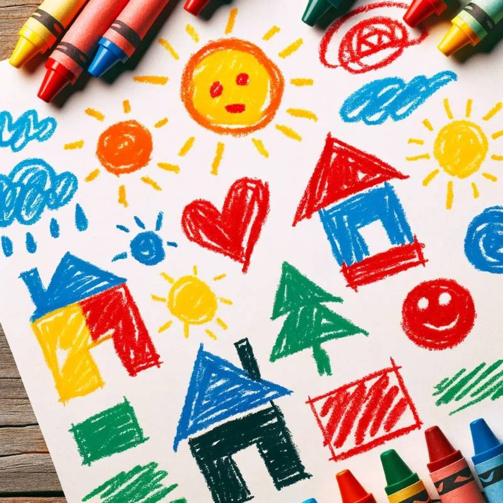 144 Packungen mit 4 Wachsmalstiften