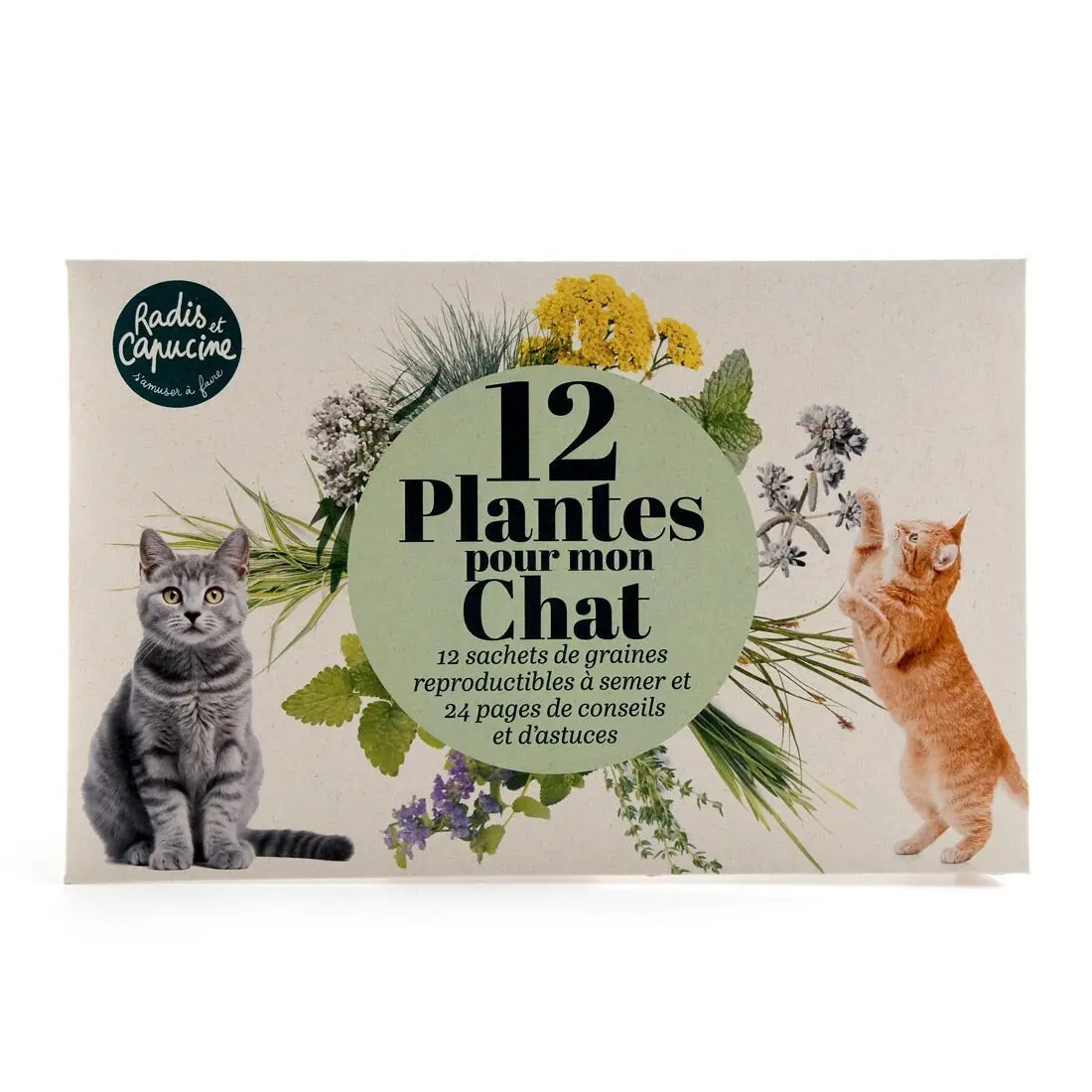 12 Pflanzen für meine Katze Samen-Set – Verpackung