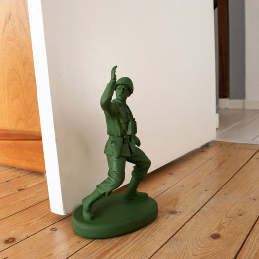 Toy Soldier Shaped Door Stop Homeguard