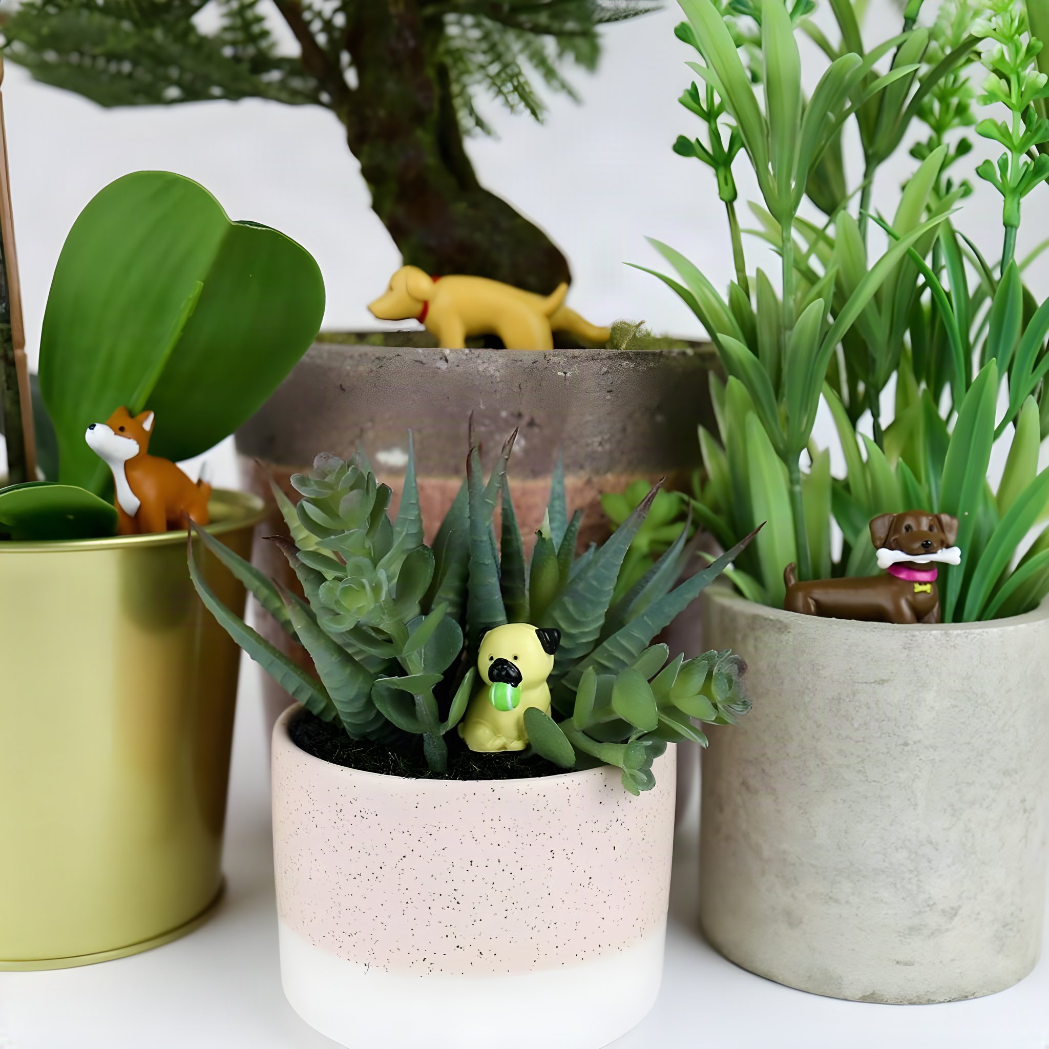 Pflanzenmarkierer für den Blumentopf mit Hundemotiven von Gift Republic