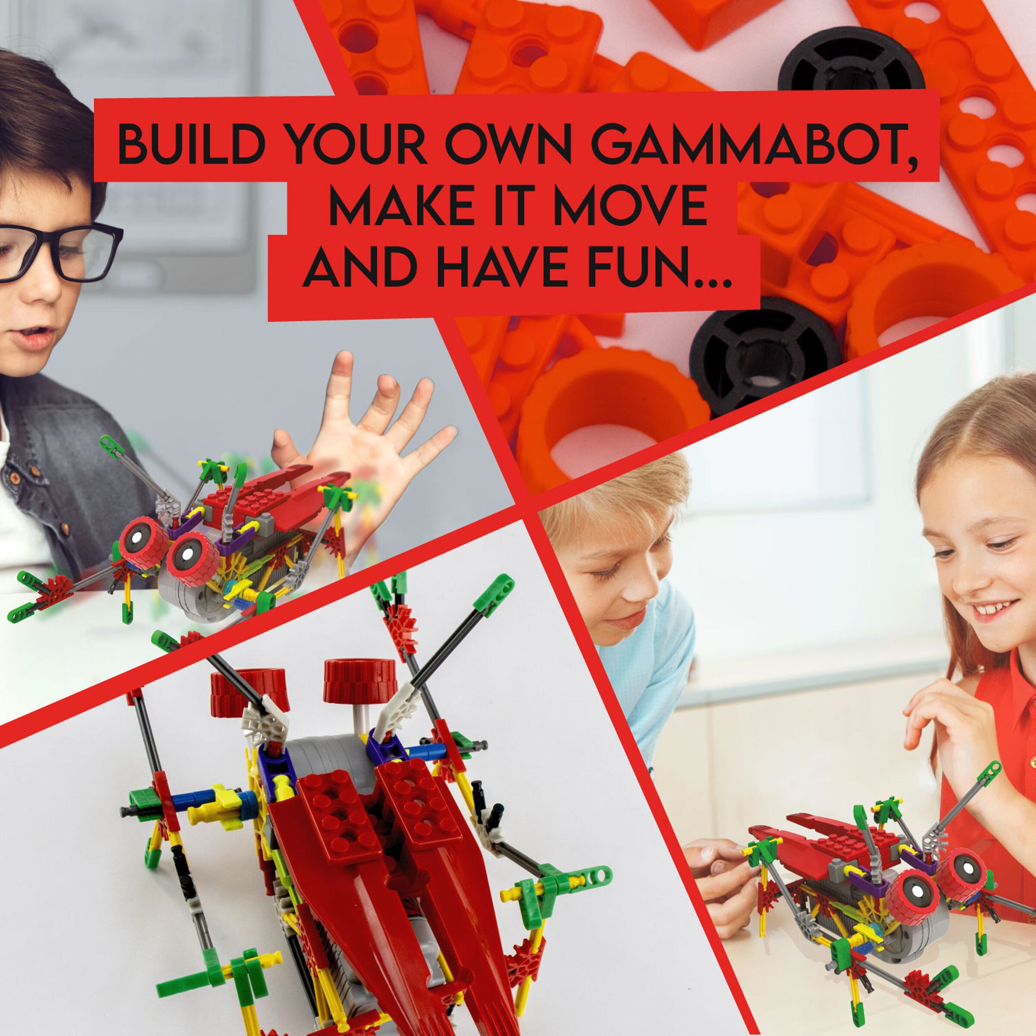 Gammabot robot building fun for kids