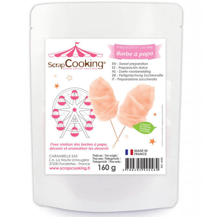 Sachet de Barbe à Papa Orange