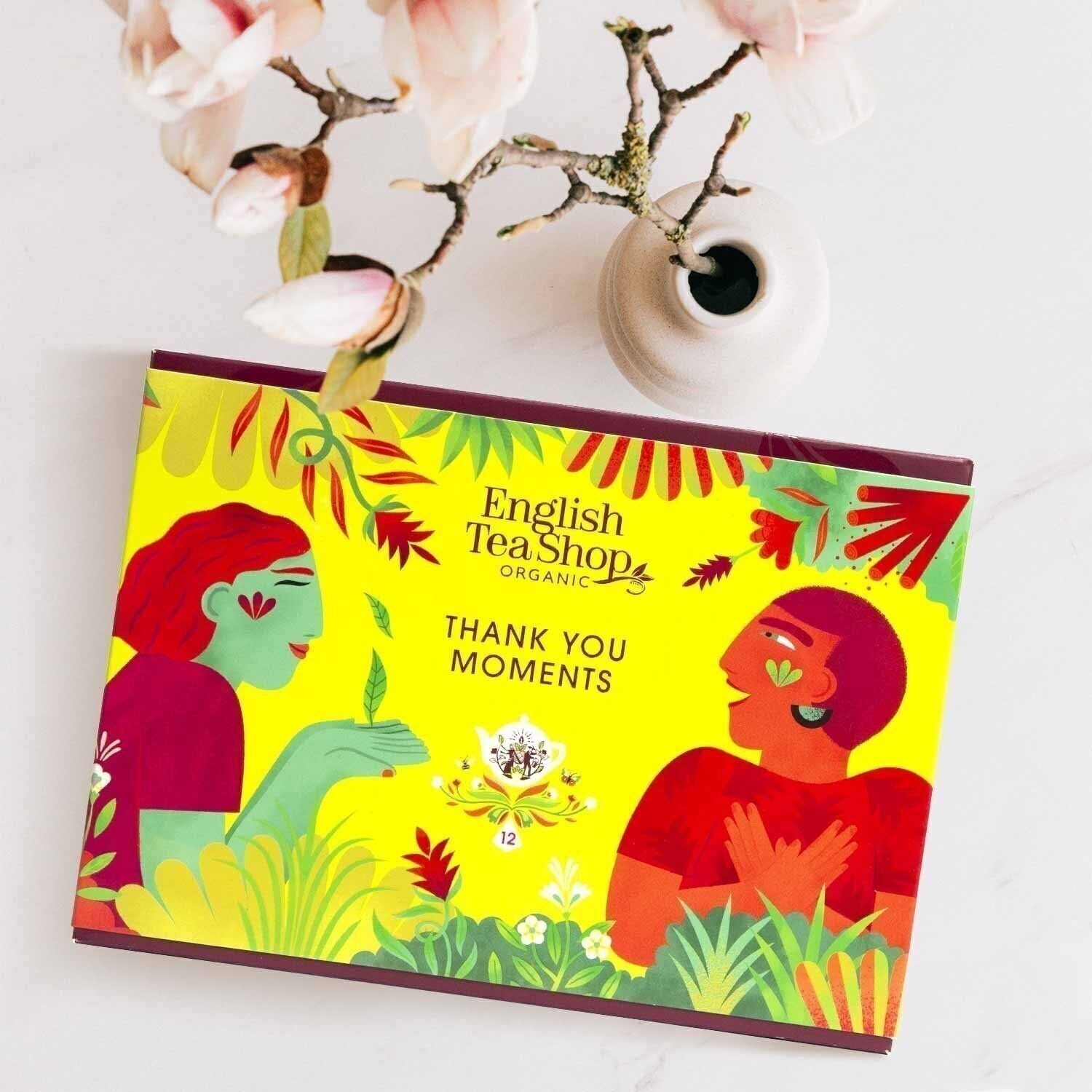 Geschenkbox Thank You BIO Tee Lifestyle mit Magnolien