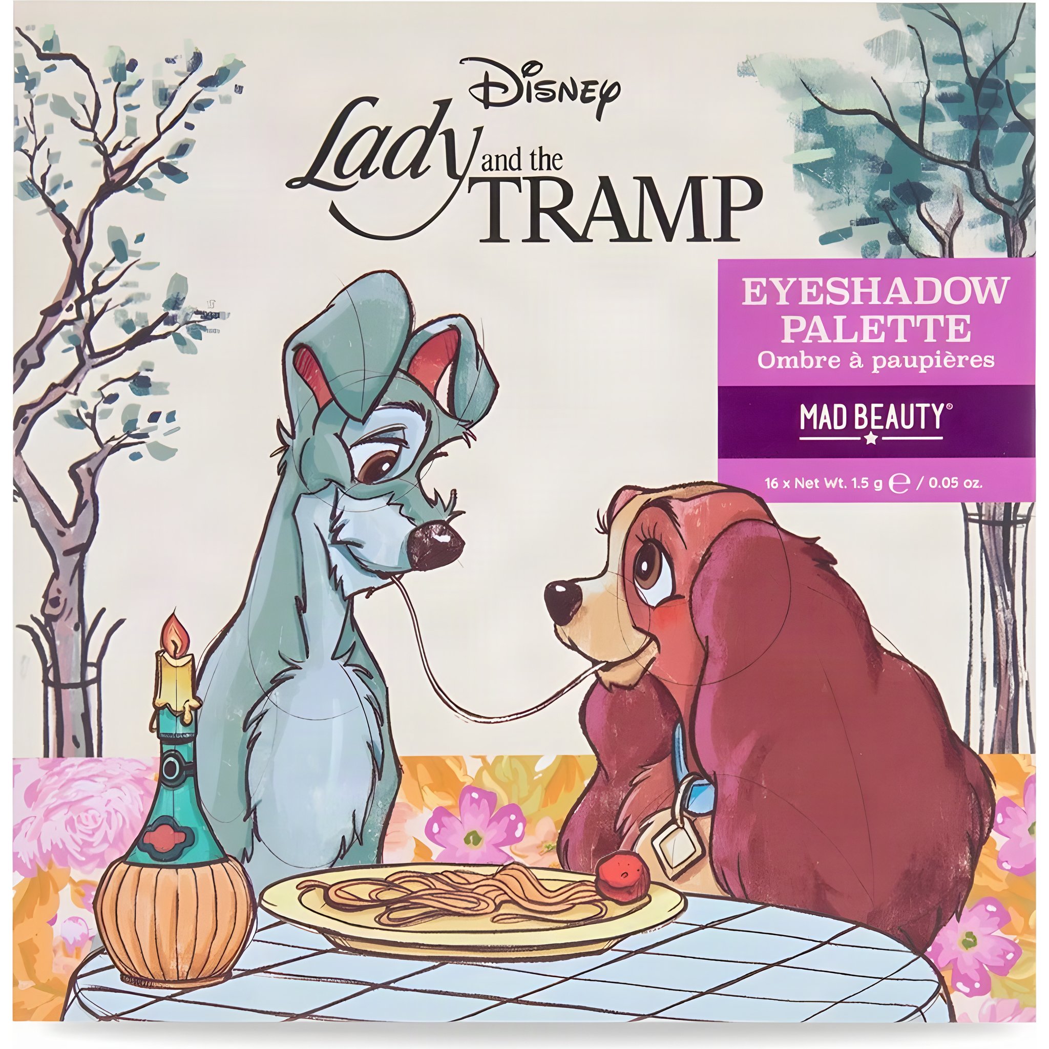 Mad Beauty Disney Susi und Strolch Lidschattenpalette