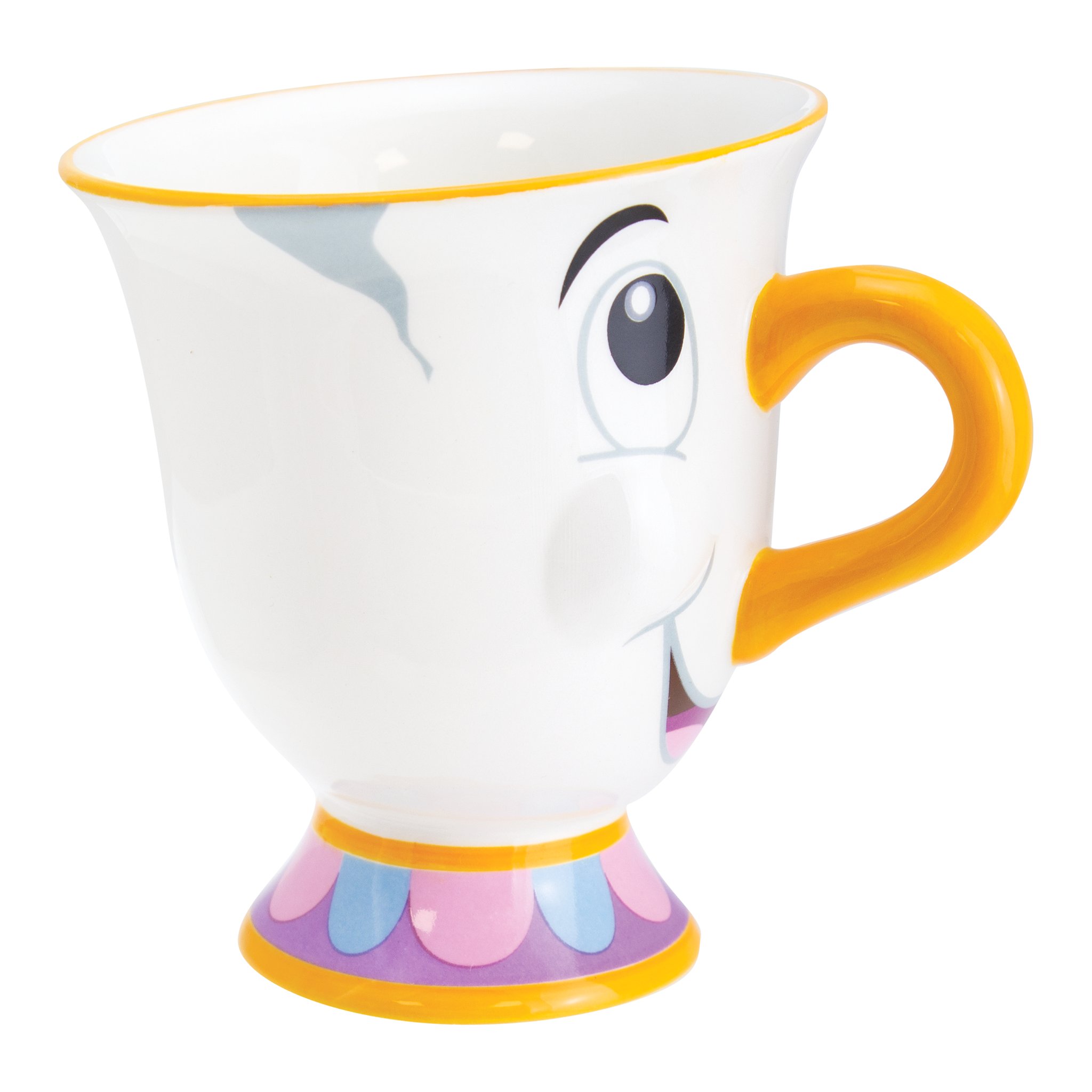 Chip-Tasse freigestellt von der Seite