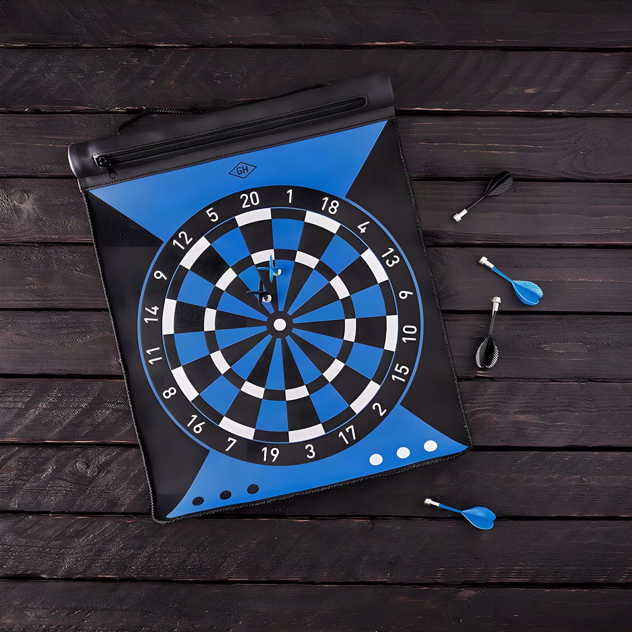 Jeu de Fléchettes de Voyage Enroulable