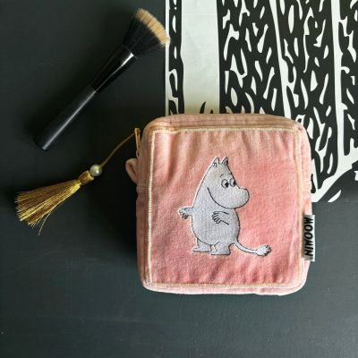 Mumin Samt-Kosmetiktasche Love
