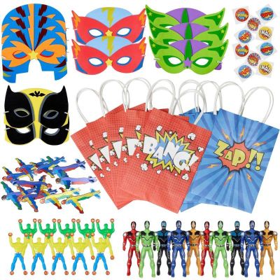 60-teiliges Superhelden-Partytüten-Set
