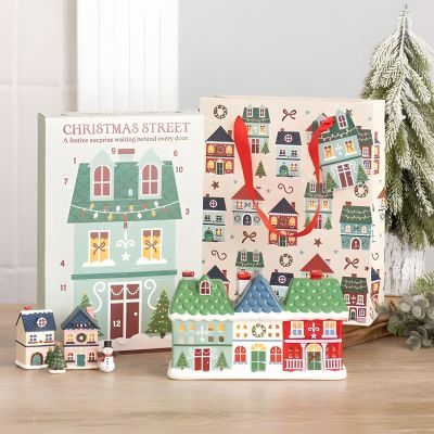 Christmas Street Adventskalender mit 12 Miniaturh&auml;usern