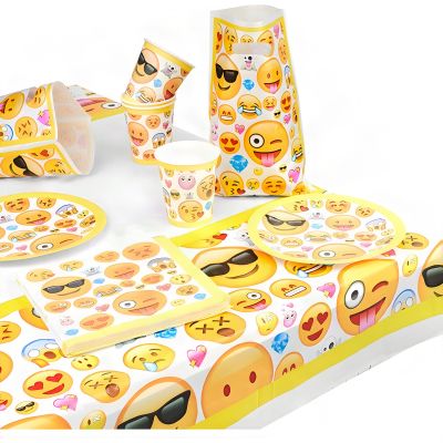 Emoji Partygeschirr-Set