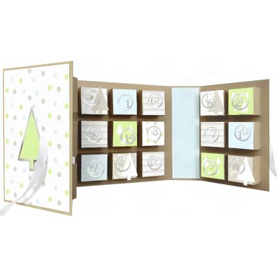 Kit de bricolage calendrier de l'Avent sapin