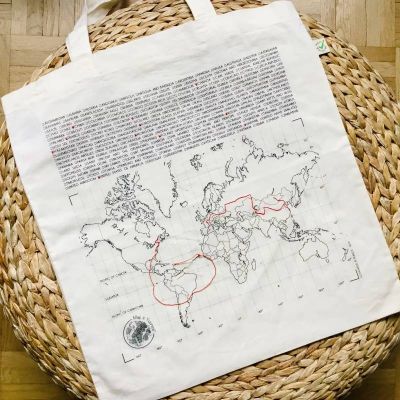 Cabas Mappemonde à Broder