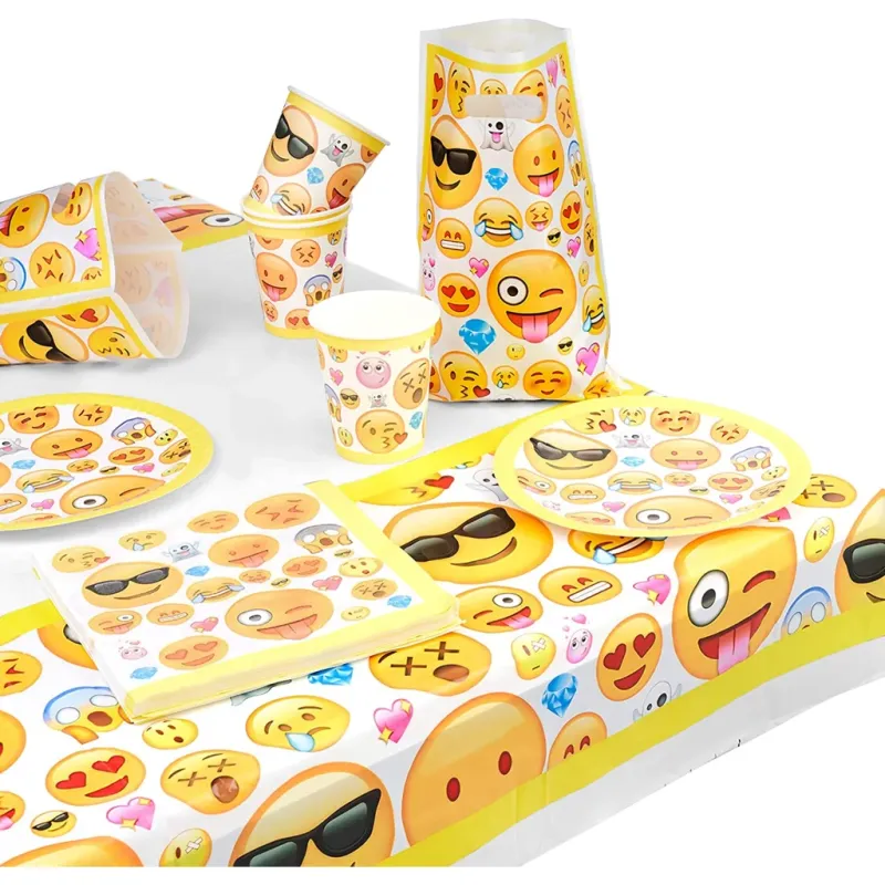 Emoji Partygeschirr-Set