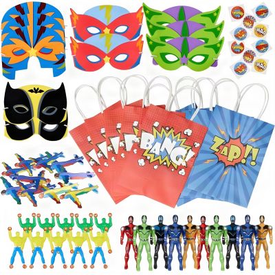 60-teiliges Superhelden-Partytüten-Set