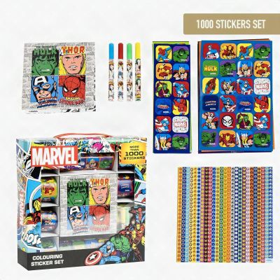 Marvel Sticker- und Malset